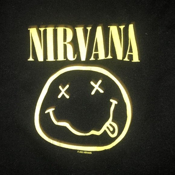 vintage y2k nirvana baby tee (2003) 🖤 - Picture 3 of 4